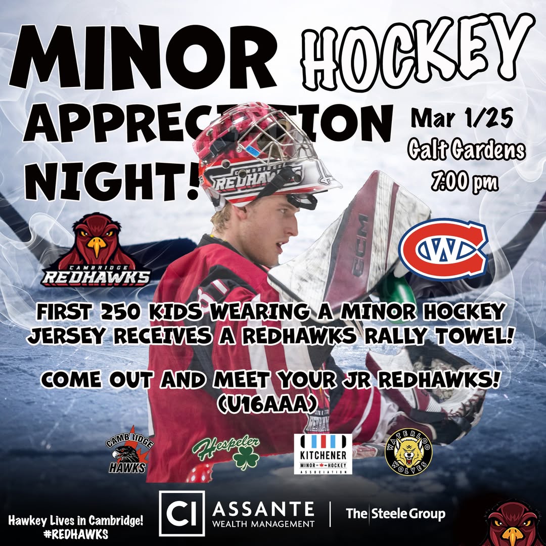 Minor Hockey Appreciation Night!