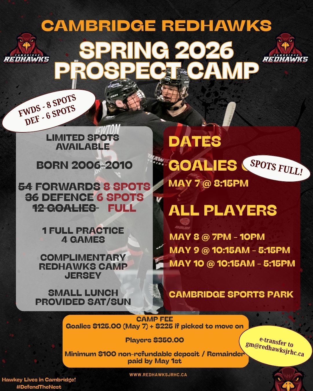 SPRING 2026 PROSPECT CAMP
